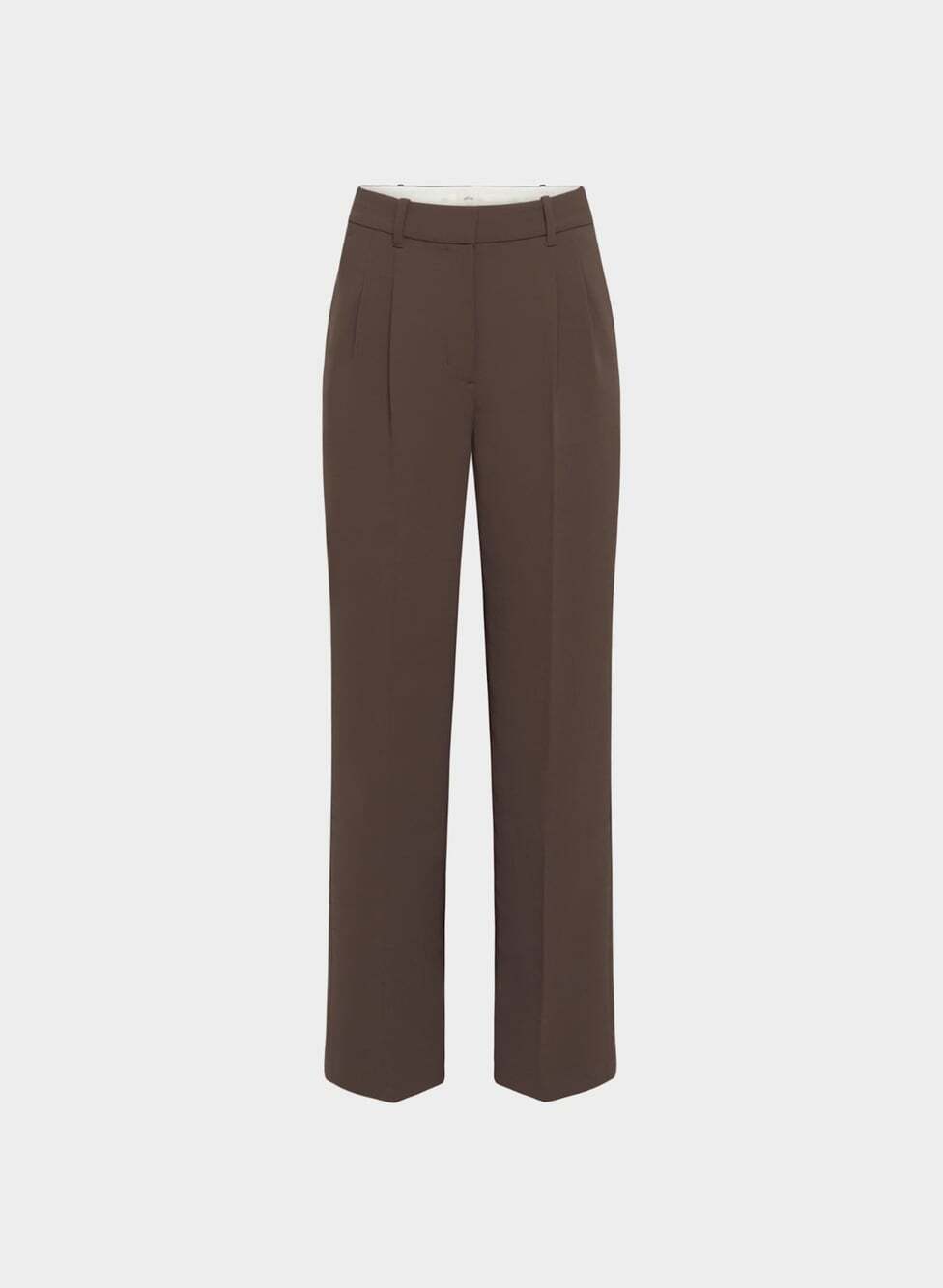 WILFRED The Effortless Pant–Crepette Size 6 Brown Wide Leg Business Travel Pleat